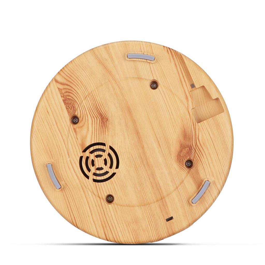 Smart Remote-Controlled Wood Grain Ocean Fish Aroma Diffuser & Humidifier