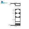 Kohlefaser-Schaltmanschetten-Set für BMW 3er E46 1998-2006