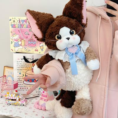 Run German Curly Cat Doll Cat Doll Child Girl Sleeping Pillow Doll Plush Toy Birthday Gift