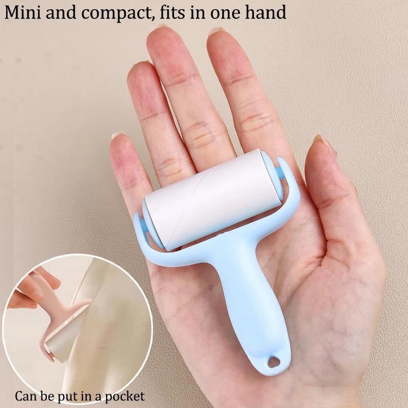 1 Set Steel Plate Transfer Stamp Cleaner Lint Roller Lint Remover Nail Salon Tools Replacement Paper With Tear-Off Design