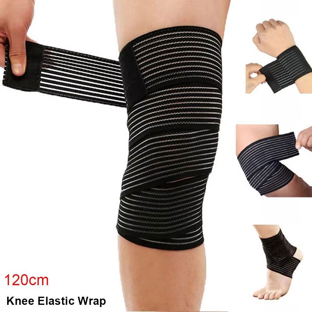 1Pcs High Elasticity Knee Brace Support Wrap Portable Bracer Wristband  for Outdoor Activity