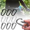 D Shaped Buckle Carabiner Quick Hanging Lock Outdoor Equipment Tool Aluminum Alloy