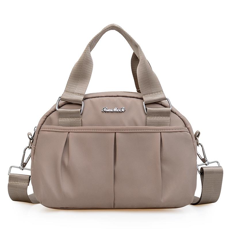 

Водонепроницаемая сумка из ткани Оксфорд для женщин, сумка для мам для поездок на работу, сумка для мам на выход, маленькая сумка большой вместимости 30x20x13cm хаки