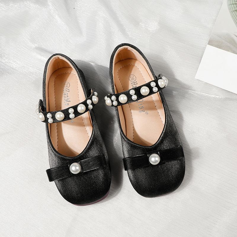 

Newest Children Girls Pearl Princess Shoes Temperament Fashion Leather Shoes Baby Kids Flats Comfortable Toddler A 25