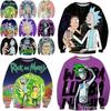And Womensmens Rick Morty Funny 3d Print Casual Sweatshirt Hoodies Top Pullover
