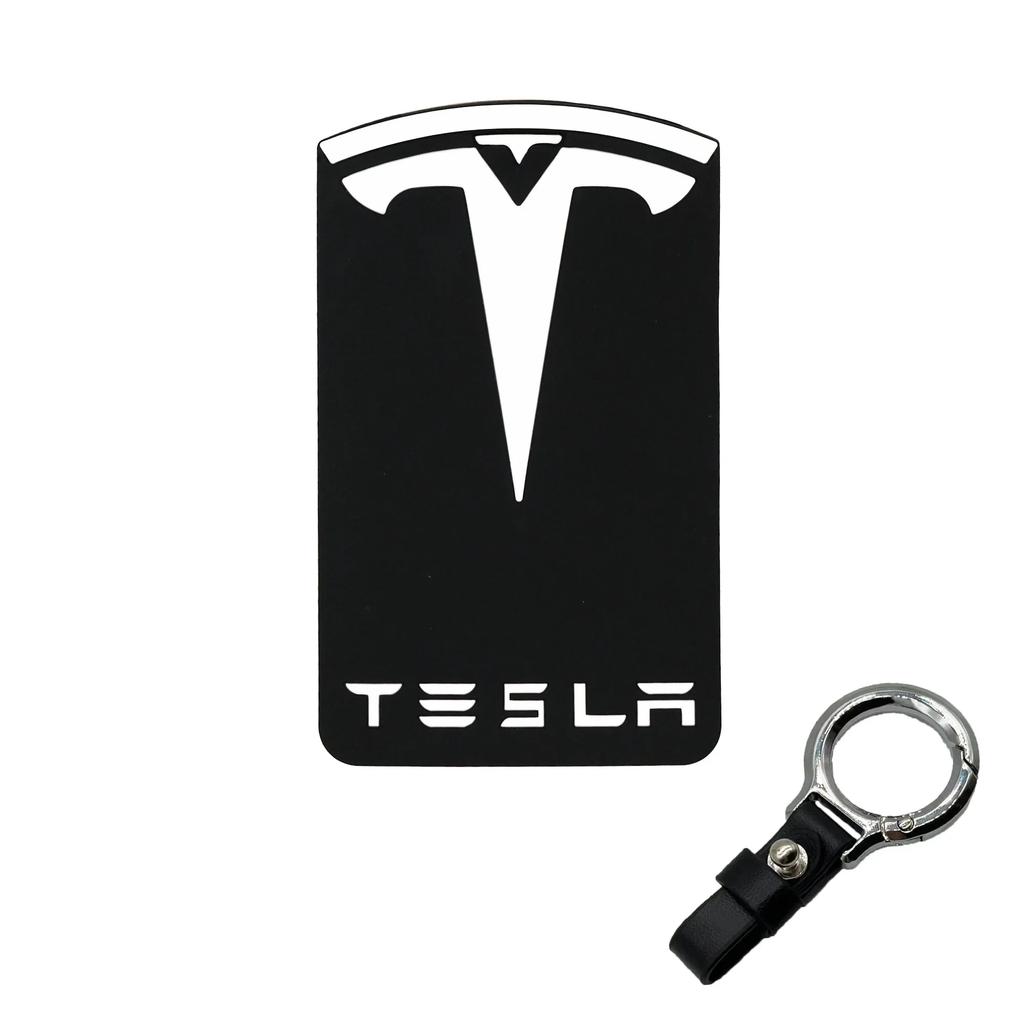 Autoaufkleber Tesla Silikon-Schlüsselkartenhalterhülle kompatibel mit Tesla Model 3/Model Y Schlüsselschutzhülle Zubehör