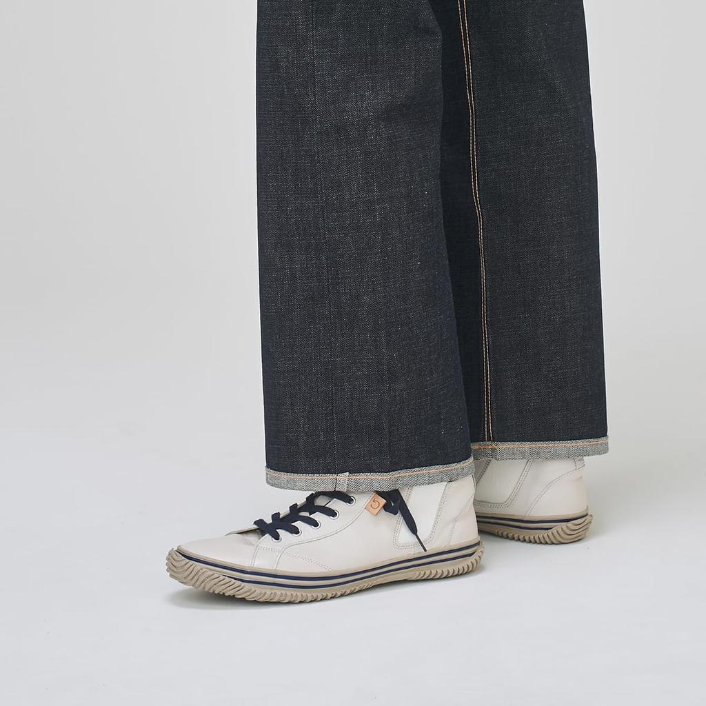 L size Sneakers for Men and Women [Spingle] SP-442 White/Navy (26.5cm)