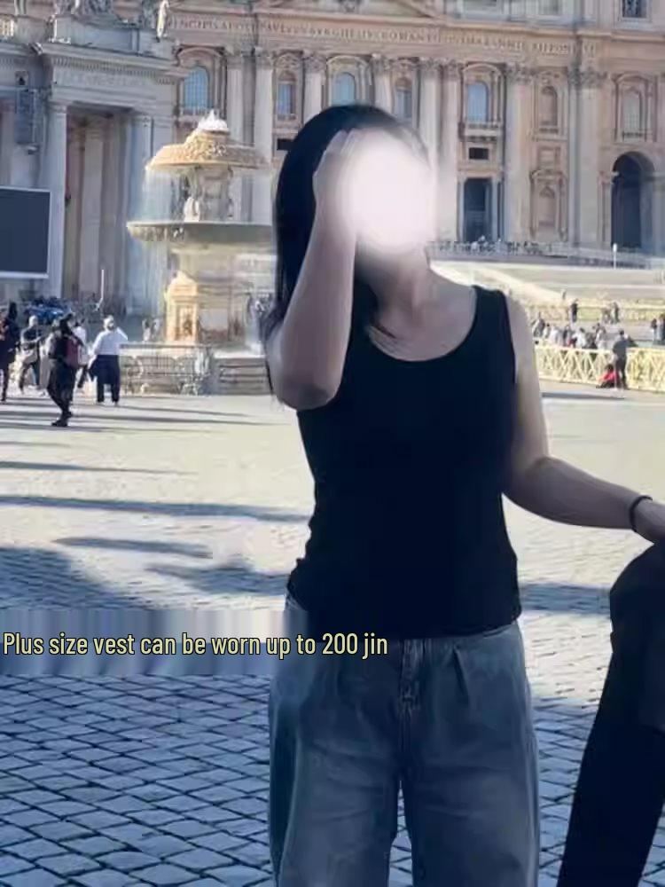 

Женская утягивающая майка-топ большого размера - Стиль начала осени