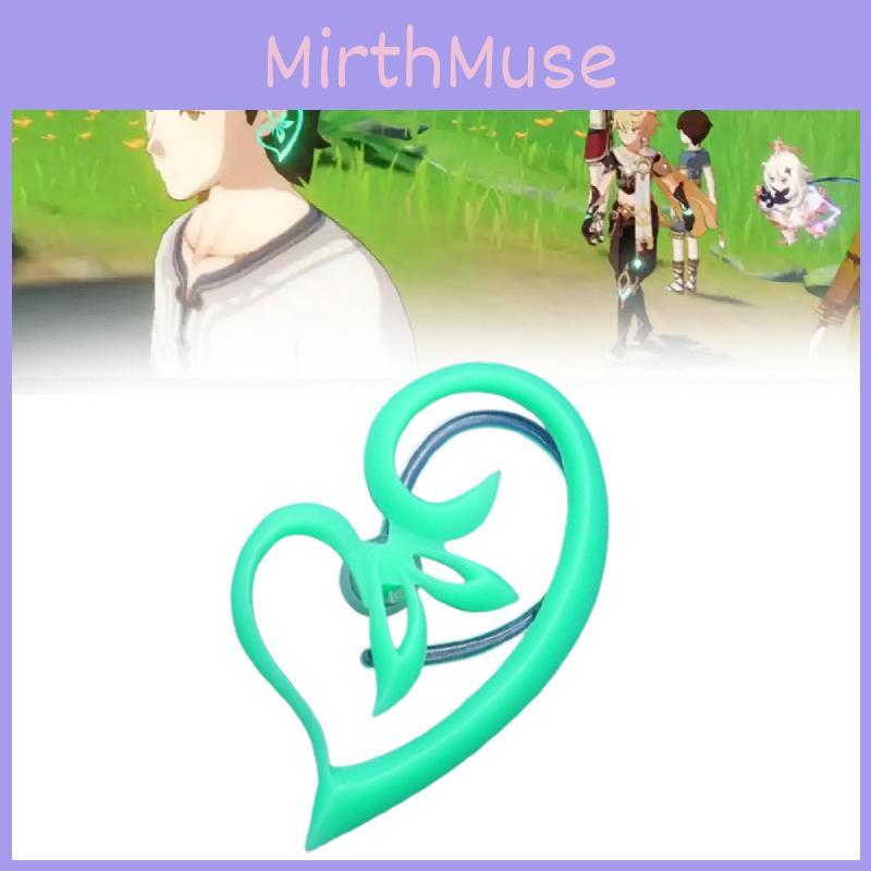 Impact Akasha Genshin Earrings Props Luminous Cosplay Eardrop Jewelry Gift Fans