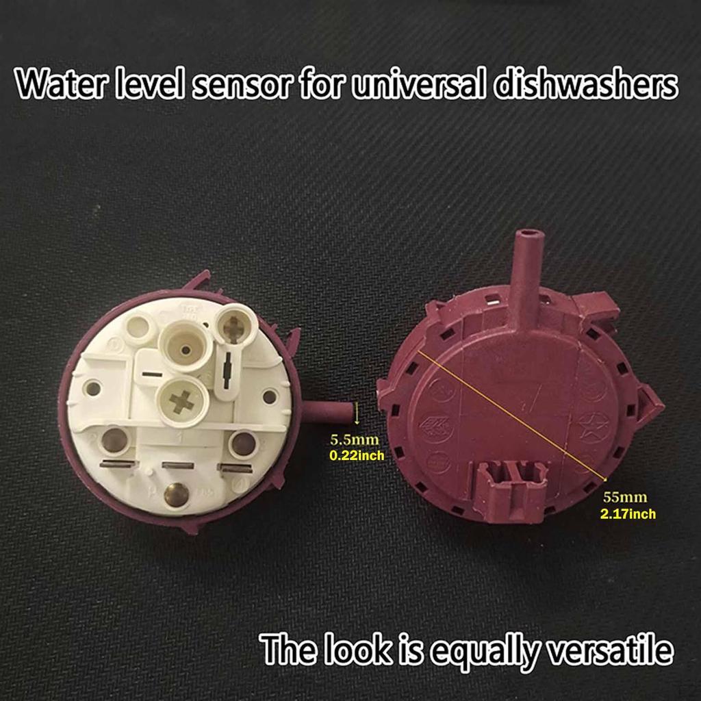 Metal Water Level Switch Washer Pressure Senser 55mm High Performance Replacement Stable Maintenance