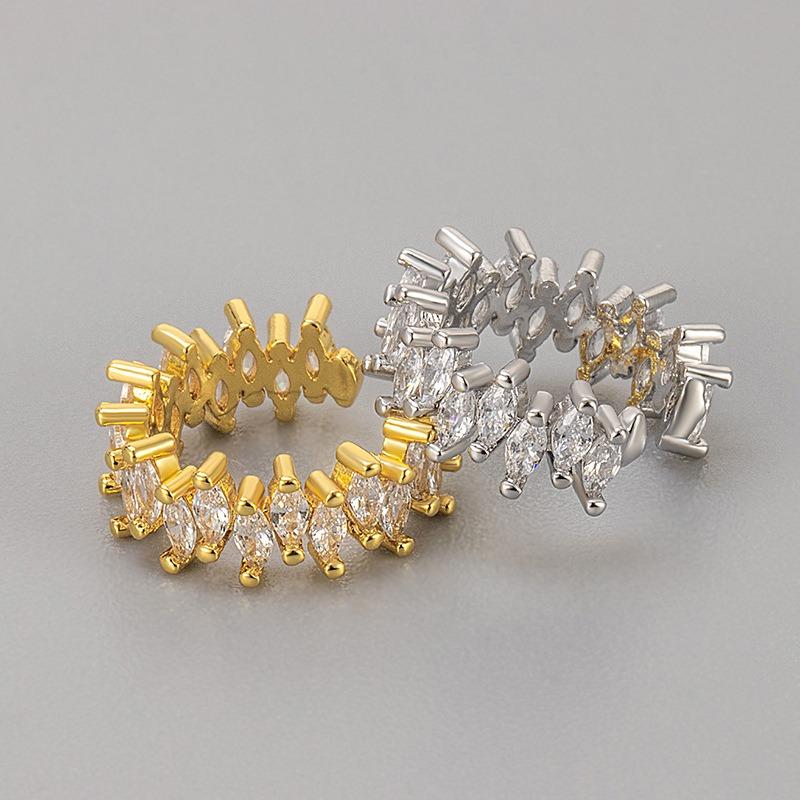 New Horse Eye Zircon Earcuff Clips On Earring for Women Girls No Fake Piercing Cartilage Earrings Ear Ring Without Hole