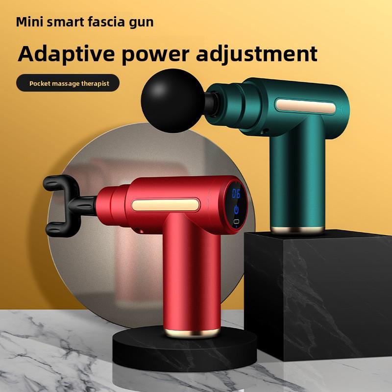Mini LCD Fascia Gun Fitness Portable Massager Small Massager Electric Massage Gun Gift
