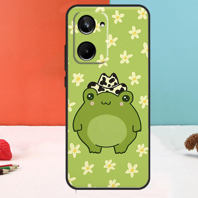Cottagecore Frog Mushroom Aesthetic For Realme 15 14 10 11 12 13 Pro Plus C67 C65 C63 C61 C35 C55 C53 C51 C71 C75 GT7 Pro Case