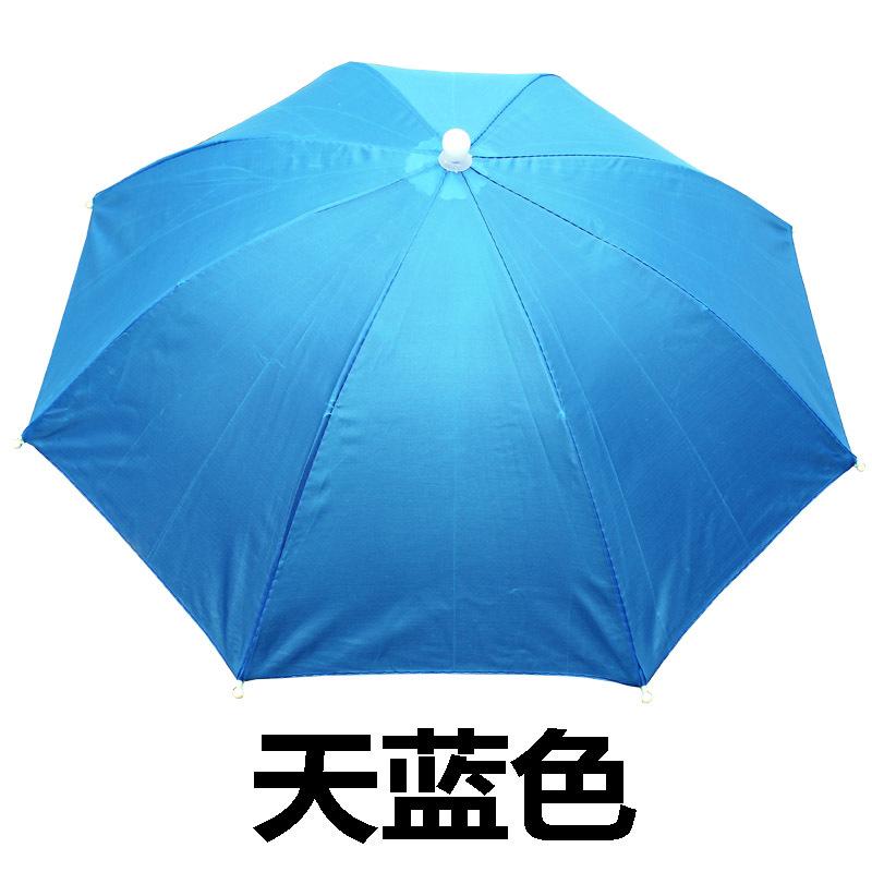 55 cm großer Outdoor-Regenschirmhut, faltbar, ideal zum Angeln, Golfen, Radfahren, Wandern und Campen.