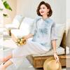 Baolianduo Damen Sommer Lässiges Set im neuen chinesischen Stil