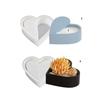 Multipurpose Heart Silicone Candle Cup Mold Epoxy Resin Crystal Flower Pots Mould Stylish Candle Holder Making Molds
