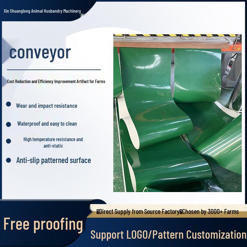 Farm Automatic Chicken Manure Cleaner Conveyor Belt System