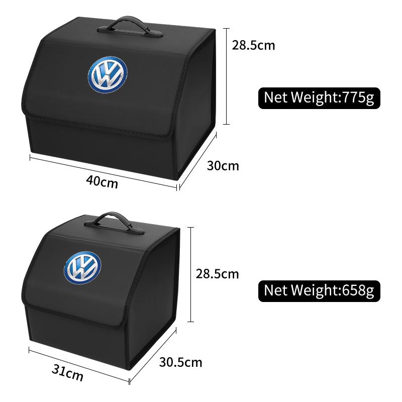 Car Trunk Storage Box Carbon Tool Organiser Multi-Use Storage Bag For VW Golf Jetta Passat mk4 mk5 mk6 CC Golf 5 7 Tiguan Lm2