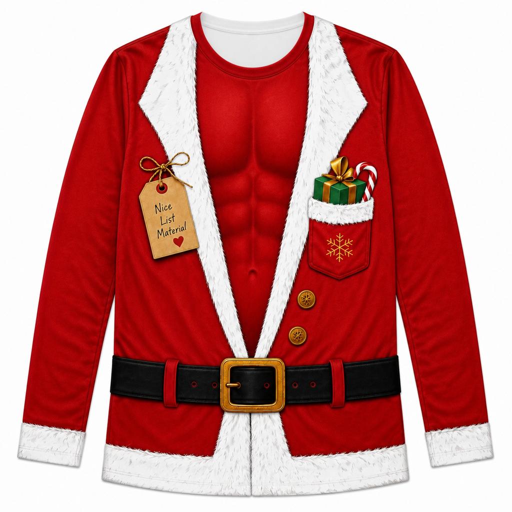 Women Men Funny Christmas Sweatshirt Novelty Holiday Pullover
