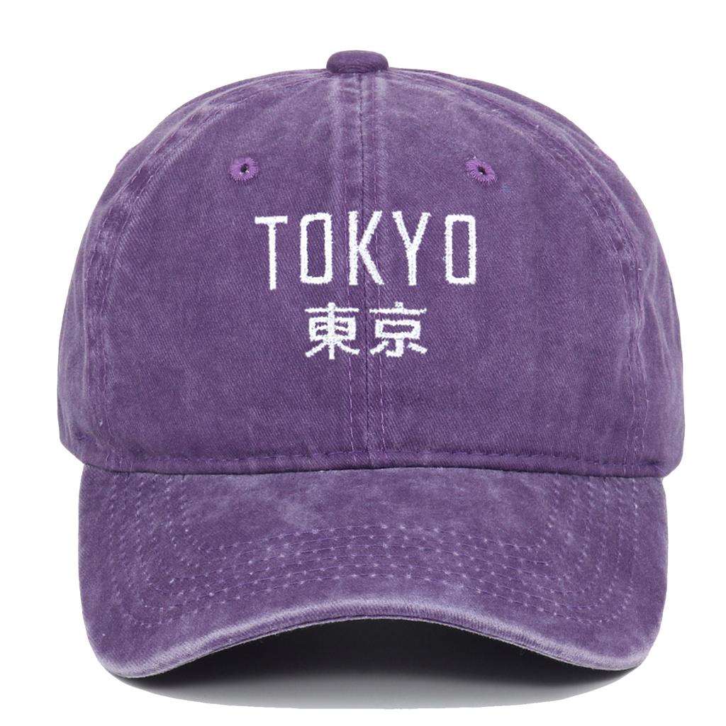 1pc Tokyo Japan Casual Baseball Cap Running Hippie Hip Hop Hat Summer Sun Protection Couple Unisex-Teens Streetwear Snapback Cap