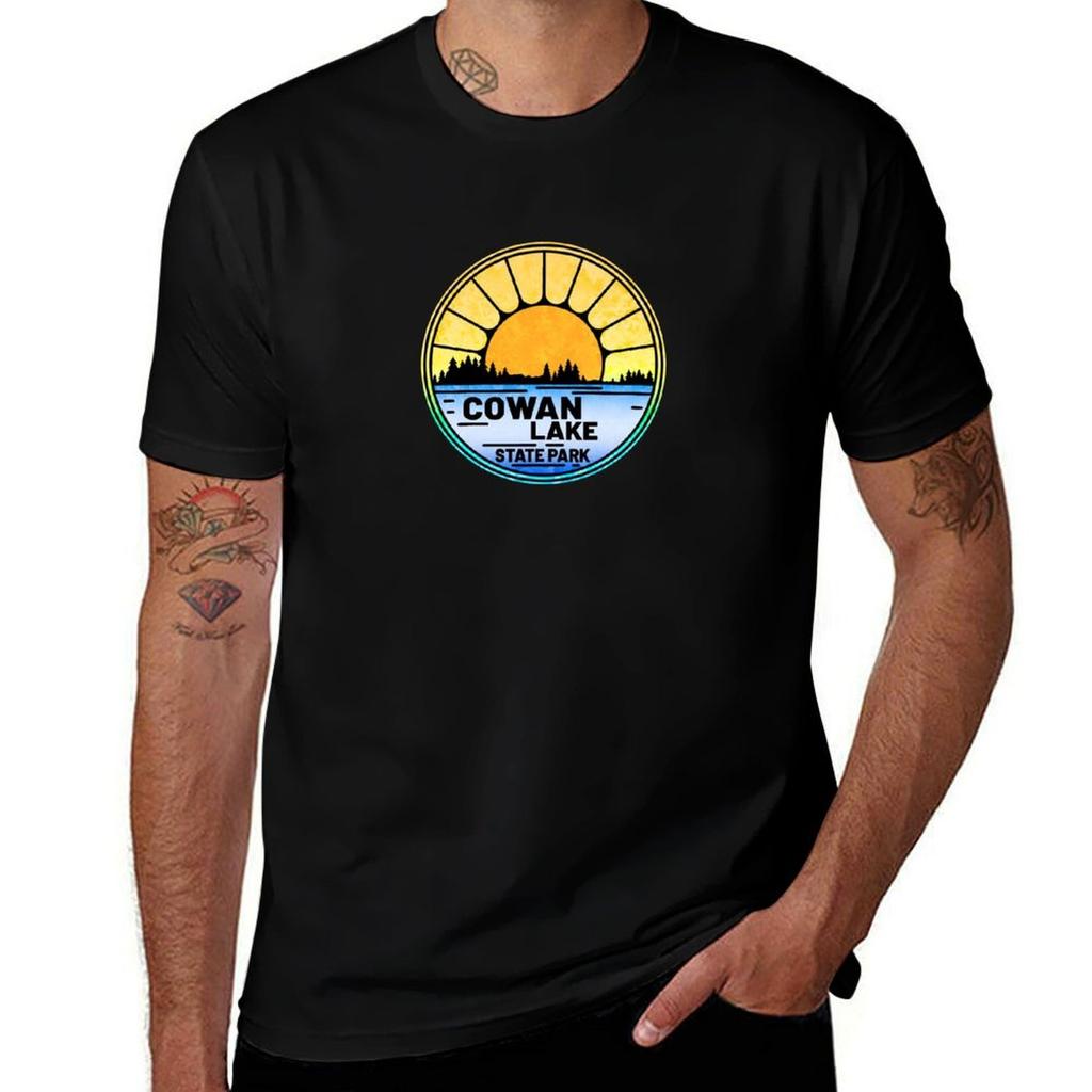 Cowan Lake State Park Ohio OH TShirt t shirts for man slim fit t shirt for man 100 percent cotton TShirt