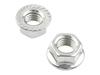 POSH FAITH Motorcycle Supplies Flange Nut Stainless Steel P1.5 2