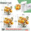 Yellow Floral Pattern Pillowcase Printed Polyester 40/45/50cm Throw Pillowcover Decorative Sofa Cushion Pillowslip Home Decor