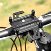 Bicycle Phone Holder Screw Mounted Adjustable Knob Anti-slip Shockproof Aluminum Alloy Phones Fixing Universal Handlebar Motorbike Cell Phone