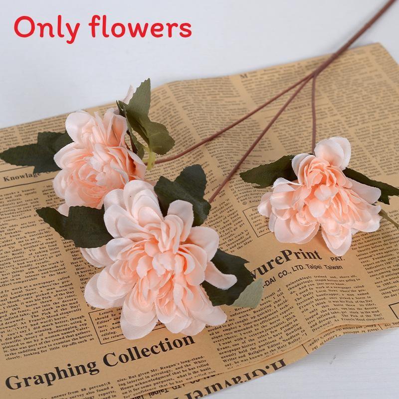 Simulated Plants Dahlia Wedding Hotel Restaurant Desktop Decoration Props