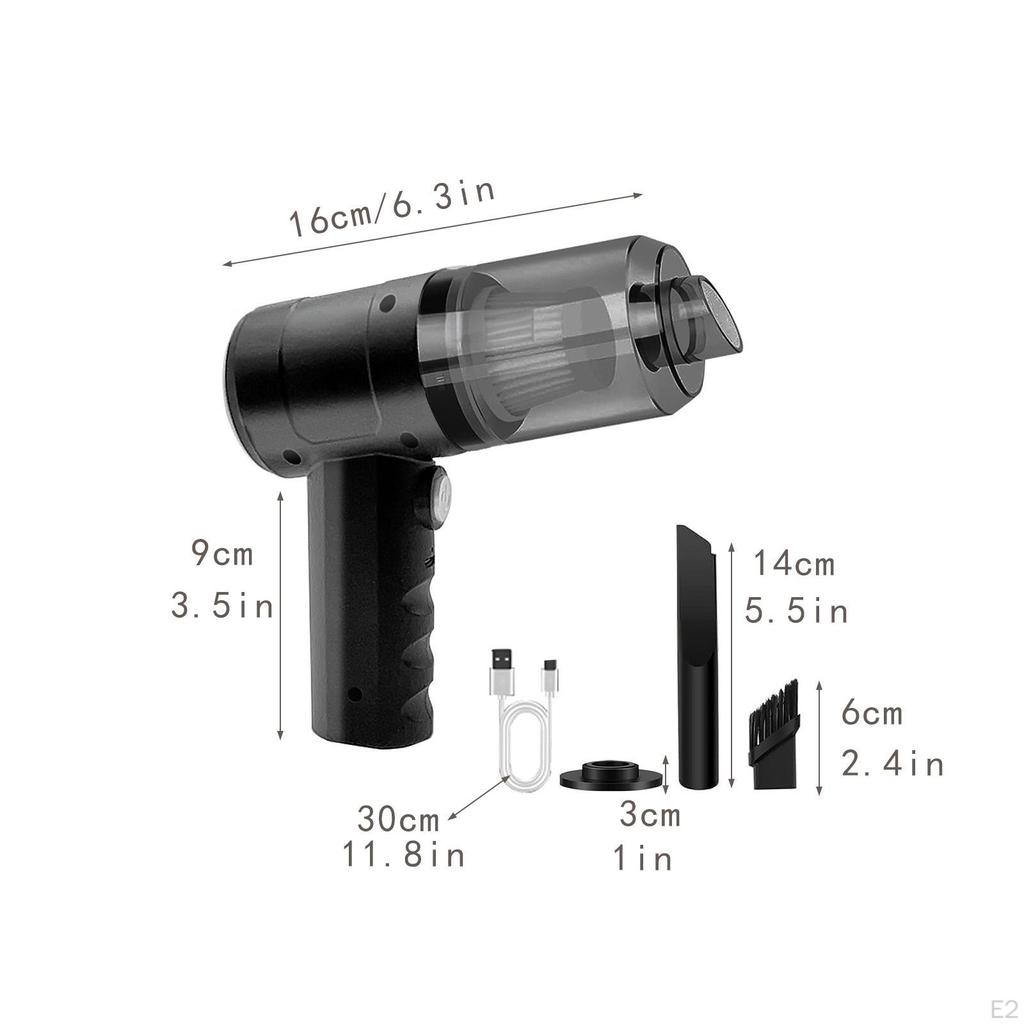 Mały odkurzacz samochodowy bezprzewodowy ręczny przenośny do kurzu z półki komputerowej