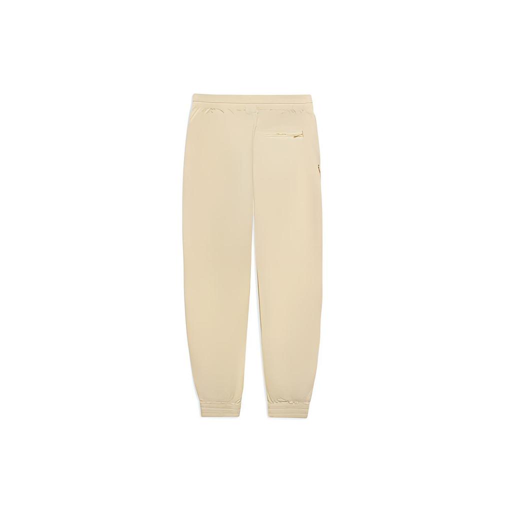 Li Ning Wade LUNAR ROCK Knitted Sweatpants Men's Cloud Apricot AYKS401-4