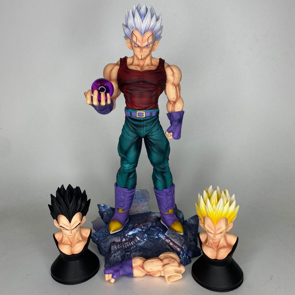 Super Saiyan Baby Oozaru Vegeta Triple-Headed Statue