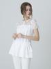ADOREBELLE Lace Tiered T-Shirt - White