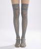 Lomaentigtaigeo Romantic Lace Knee-High Stockings (Grey)