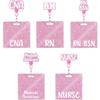 Retractable Name Card Holder Nurse Badge Buddy Glittering Nurse Badge Cards ID Badge Holder for Office Hospital