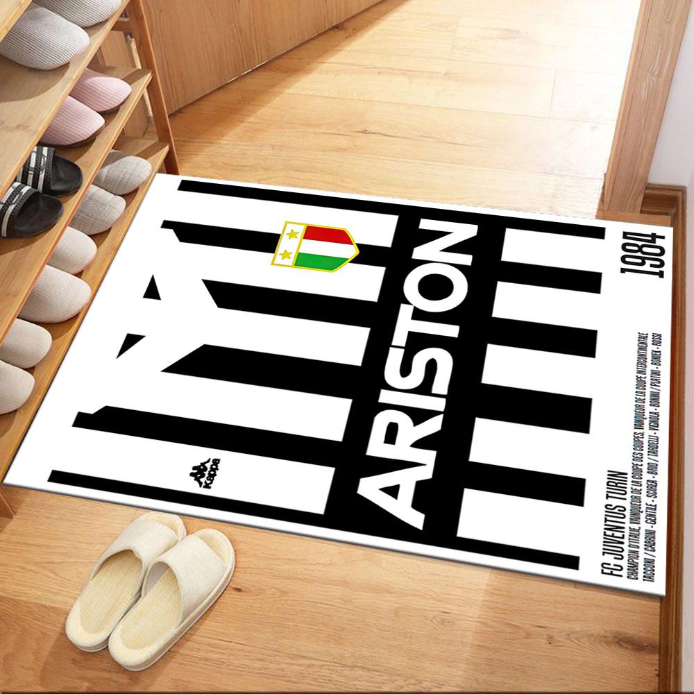 Juventus Area Rug Design For Kitchen Balcony Game Room Hallway Antislip Rug Decorate Offices Luxury Gift For Birthday Christmas Wedding