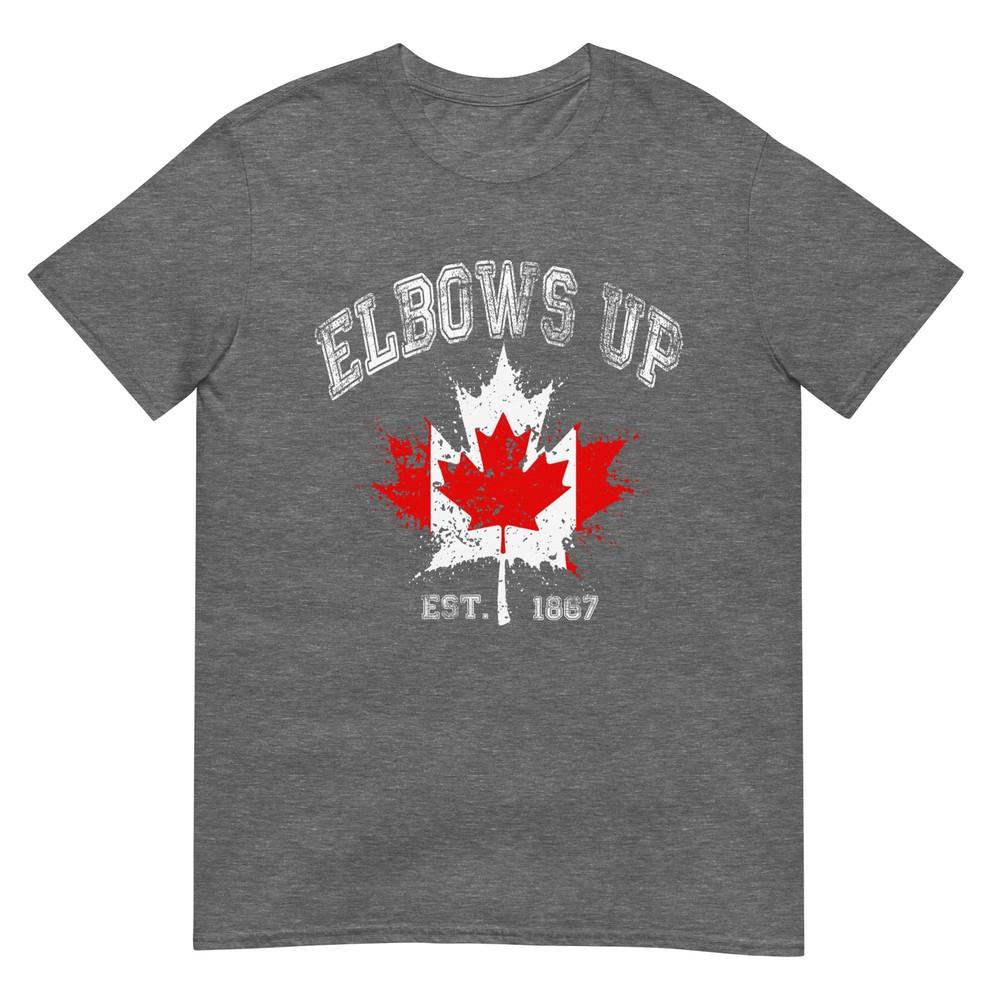 Elbows Up Canada Est 1867 Proud Canadian Strong Canada TShirt