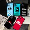 Q-QuiksilverS LOGO Phone Case For IPhone 17 16 15 14 13 12 11 Pro Max Plus Mini Soft Black Cover