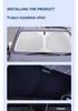 Skoda Octavia, Superb, Rapid, Karoq, Kamiq Heat Insulation Sunshade Umbrella Curtain.