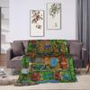 Stardew Valley Karte Tiere Weiche Warme Decke Reise Plüsch Überwurf Lustige Wohnzimmer Flanell Bettdecke Sofa Bettbezug