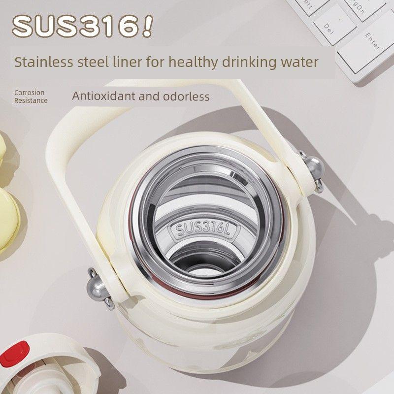 Large-Capacity Thermos Cup, 316 Material Thermos Cup, Ultra-Long-Lasting Thermos Cup, High-Value Water Cup, High-End Gift Cup
