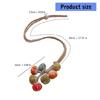 2 Pack Harvest Theme Curtain Holdbacks Ties With Colorful Pumpkin Balls Not Drill Installation Window Drapery Tiebacks