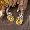 5Pcs Bohemia Enameling Teardrop Pendants For Women Diy Earrings Necklaces Pendants Charms Making Jewelry Accessories