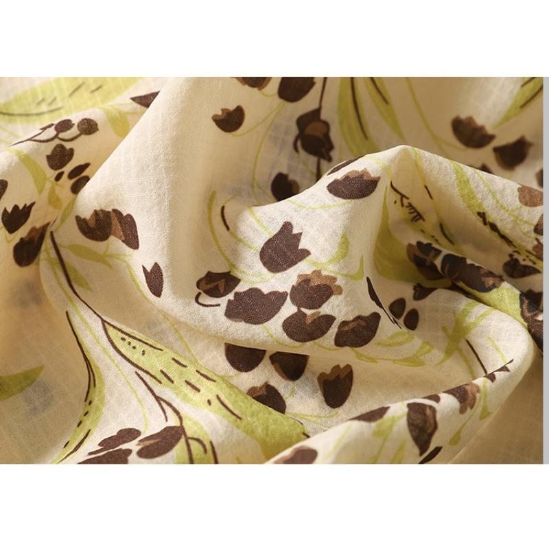 Summer Oversized Loose Casual Printed Shirt Versatile Retro Artistic Short Sleeved Shirt Blouses & Shirts