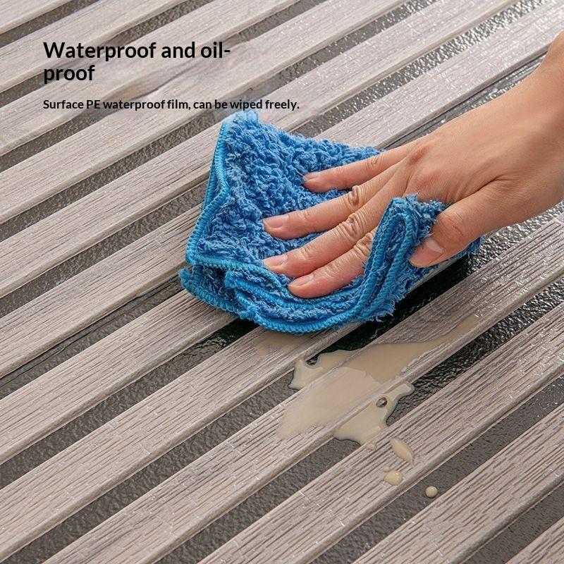 3D Wood Slat Wall Panels Self Adhesive Sound Absorbing For Home Living Room Office Wall Decor