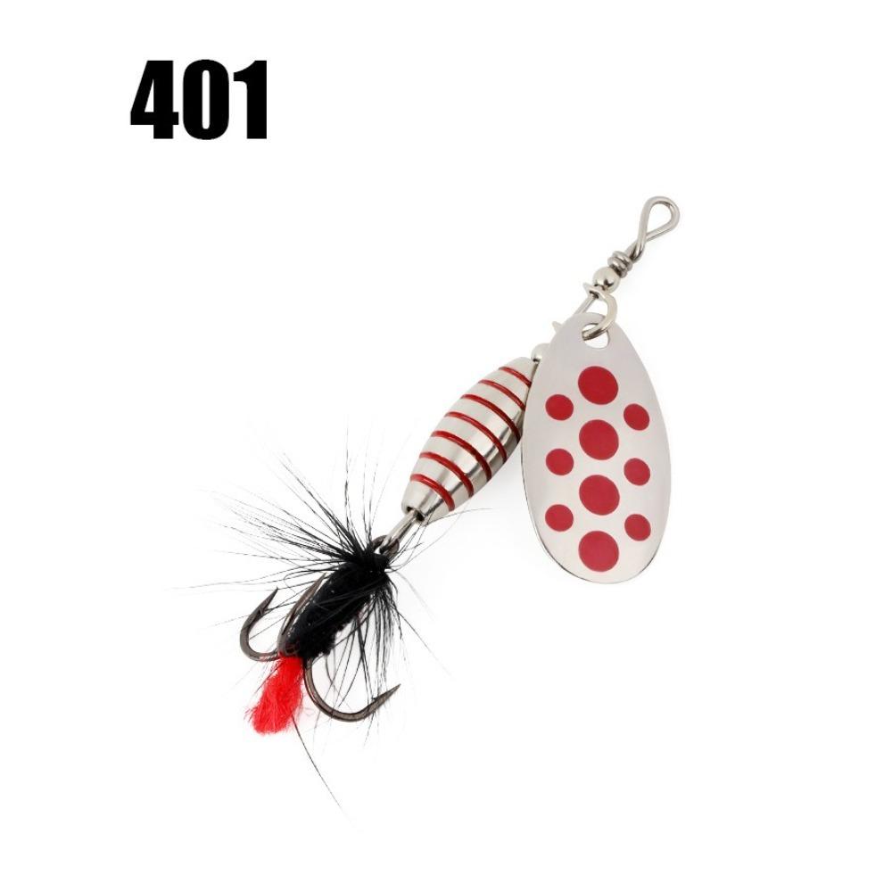 

Вага 5.3г Спінінгова приманка Латунний Матеріал Дизайн приманки Металева ложка-блешня Металева конструкція Пір яний потрійний гачок Рибальські снасті 2--5.3g