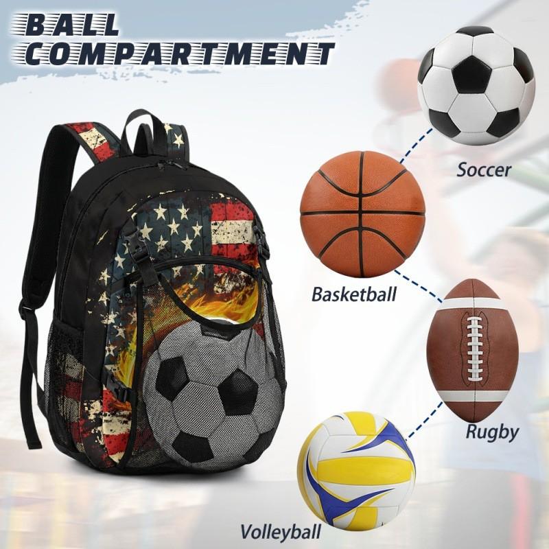 Large Capacity Basketball Backpack Men Women Lightweight Sports Bag Volleyball Soccer Beach Outdoor Use