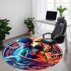Naruto Sasuke Office Round Area Rug, Under Office Chairs Bedroom Living Room Home Decor  a1022113