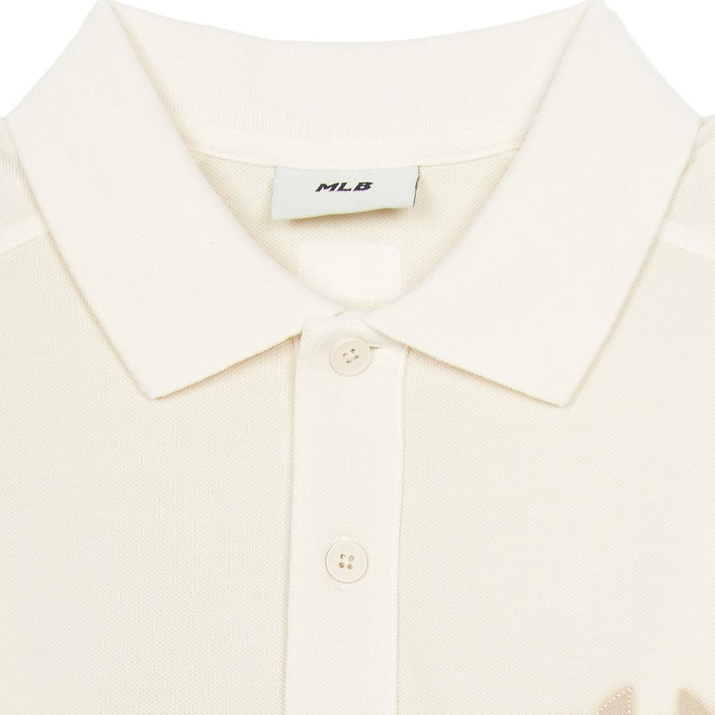 New MLB T Shirts Men's Beige 3APQB0453-50CRD