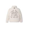 New MLB Basic Series Down Jacket Cropped Men's White 3ADJB1126-50CRS